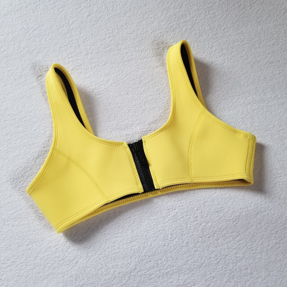 Jo Yellow Bikini Top
